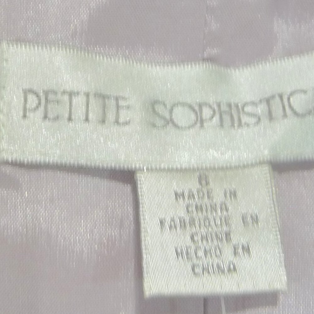 100% SILK SIZE 6P PETITE SOPHISTICATE BLAZER - Picture 5 of 12